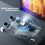 YT100 White Mini Home Projector Portable Theater Wireless Cell Phone Multi-Function 6