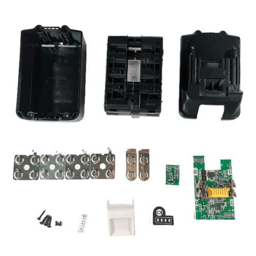 Battery Plastic Case PCB Charging Circuit Board Kit for 18V 18650 10 Core Power Tools Box
