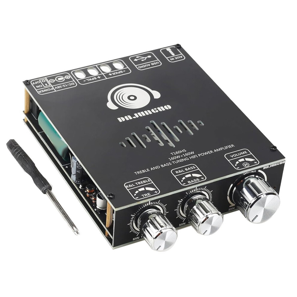 T160hs Bluetooth Power Amplifier Board With Subwoofer 2.0 Channel 160Wx2,Tda7498e Digital Audio Module 4854171103413