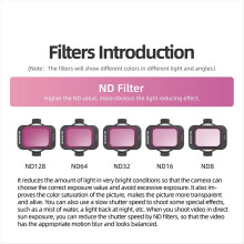 ND8+ND16+ND32+ND64 Filter Drone for AVATA 2 Crossfitter Light Reduction Accessories