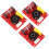 3Pcs 130W 2-Way Speaker System Audio Crossover Filters Frequency Distributor 8