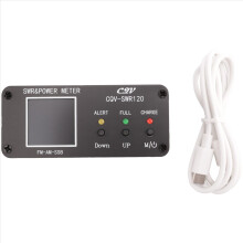 CQV-SWR120 120W SWR- und Leistungs-Stehwellenmesser mit Alarmfunktion, 240 x HD-Farbdisplay