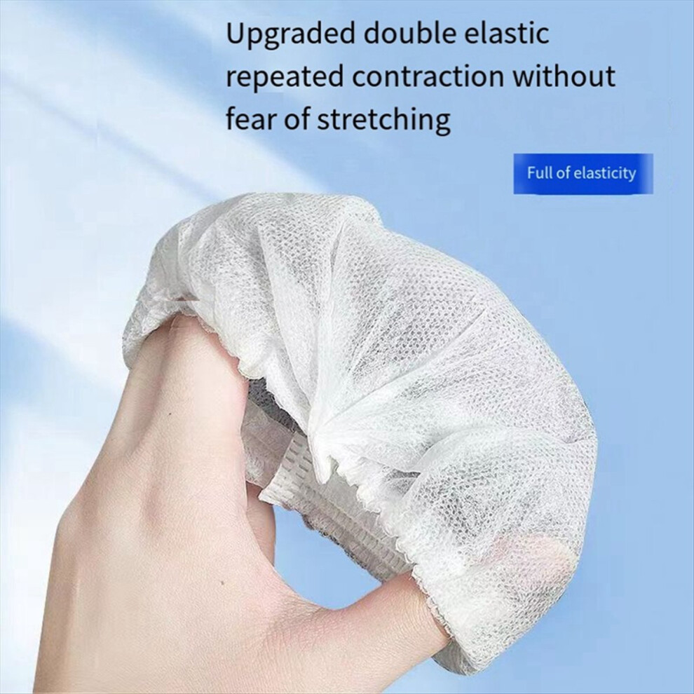100Pcs/Set Gaming Cafe Disposable Headset Cover Non-Woven Headband Dustproof Sweatproof Cover, Blue 4854171111821