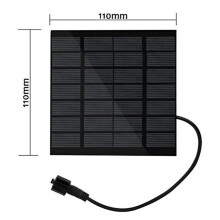 Solar-Wasserpumpenpanel für Springbrunnen, Teiche, Gartensprenger und Vogeltränken