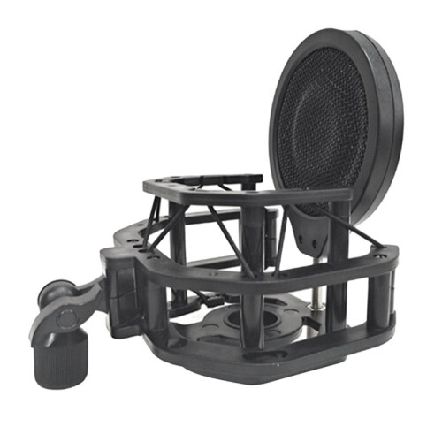 Microphone Professional Shock Mount Holder with Filter Screen Universal Mic Bracket for Condenser 1