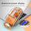 Transparent Magnetic Triple Mode Bluetooth Compatible 2.4G Wireless Mouse One-Click Desktop Type-C Rechargeable(Green) 10