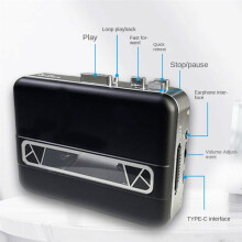 Portable USB Cassette Capture Radio Player Tape to MP3 Converter Music Recorder
