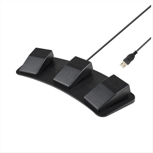 FS23-PM USB Triple Foot Switch Multifunctional Customize Pedal Mechanical for Image Acquisition Game Control 2