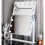 US Plug LED Live Mirror 15 Lights Standing Folding Vanity Compact Cosmetic with Touch Dimmer Switch,White 5