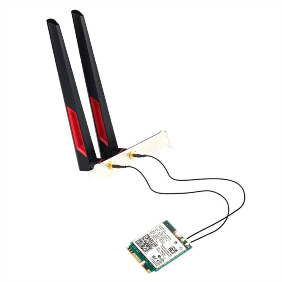 For Be200 Wifi 7 M.2 Card Bluetooth 5.4 Be200ngw 2.4G/5G/6Ghz Wireless Adapter Network With Antennas(10Dbi) 4854171199898