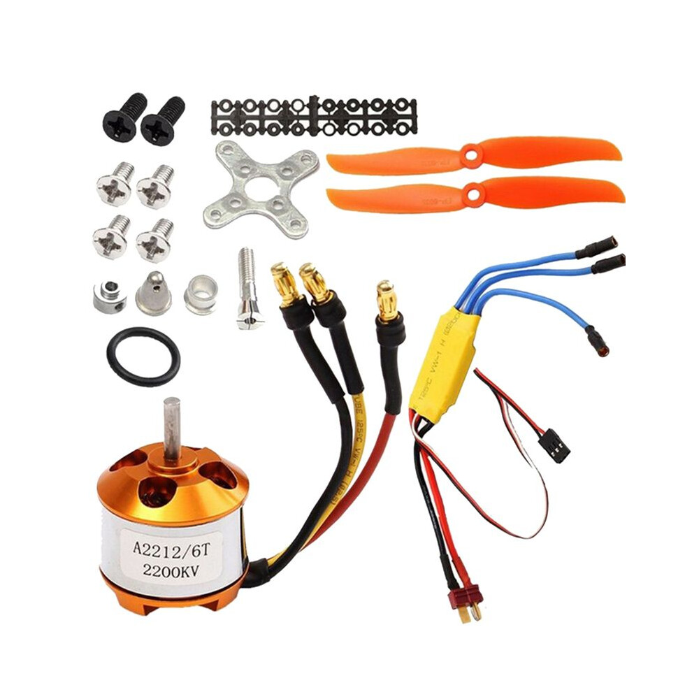 Brushless Motor 2200Kv 30A Speed Controller For Remote Control Drone Multi-Rotor Outer Rotor 4854171179920