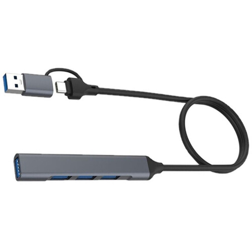 4 USB 2.0/USB 3.0 HUB Docking Adapter 5Gbps High Speed Transmission Multi-Port Splitter Expander for PC Computer 2