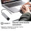 6-In-1 Computer Sound Card 5.1 USB External Multi-Function Audio Converter for Notebook Aluminum 9