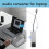 6-In-1 Computer Sound Card 5.1 USB External Multi-Function Audio Converter for Notebook Aluminum 10