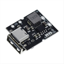 USB-Typ-C 5V 2A Aufwärtswandler Step-Up Leistungsmodul Lithium-Akku Ladeschutzplatine DIY Ladegerät, mit Lötanschluss
