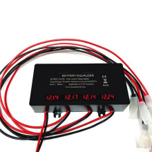 HA12L LED-Display-Batteriebalancer für 4 x 12V 4S Blei-Säure-Li-Ionen-LiFePO4-Batterien mit aktiver Spannung