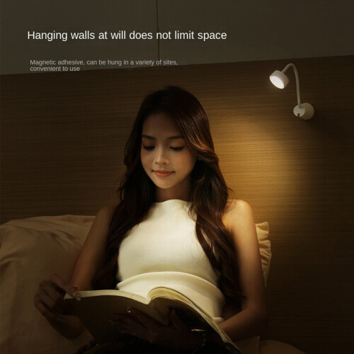 Magnetic Night Light Rechargeable Portable Table Lamp Multifunctional Eye Protection for Bedside Reader 2