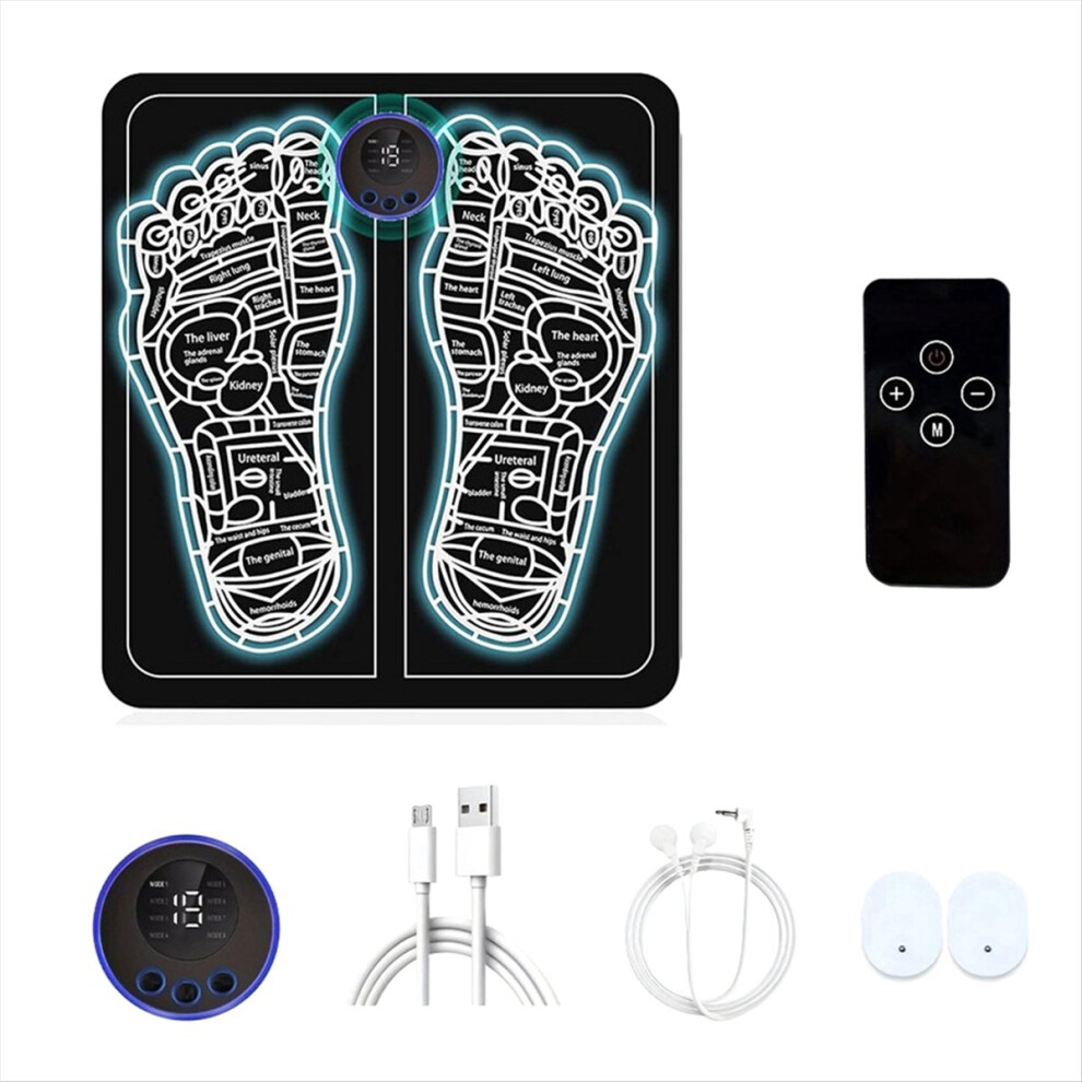 Exogio Acupoint Foot Massager 200Mah Intelligent Ems Massage Pad Impulse Physiotherapy Microcurrent