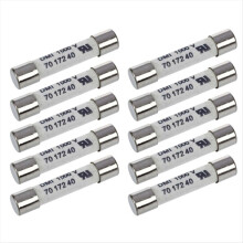 1000 V 500 mA 10 Stück 6,3 x 32 mm Multifunktionale, praktische, tragbare, weiße Keramiksicherung für Multimeter