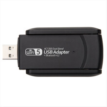 1300M Dualband-WLAN-Netzwerkkarte, Bluetooth 4.2 + WLAN, 2-in-1-USB-Anschluss, 5G-Treiberfrei, klein