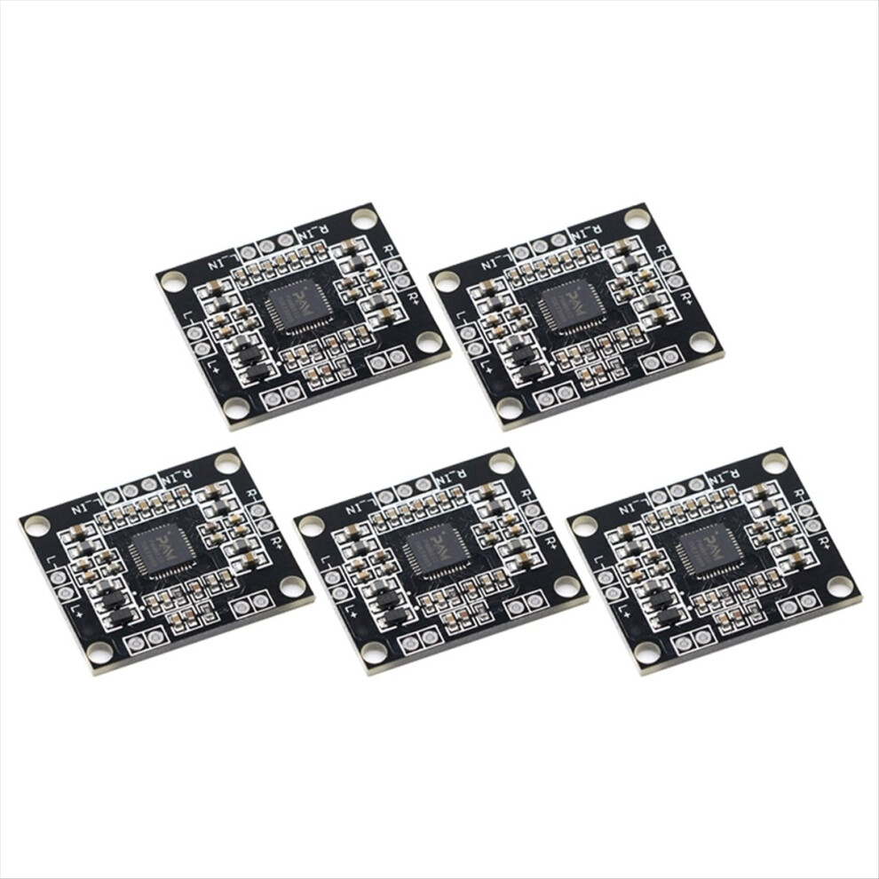 5Pcs Pam8610 Module Digital 2X15w Audio Power Amplifier Board Dc7-15V Dual Channel Stereo Sound Modules 4854171119209