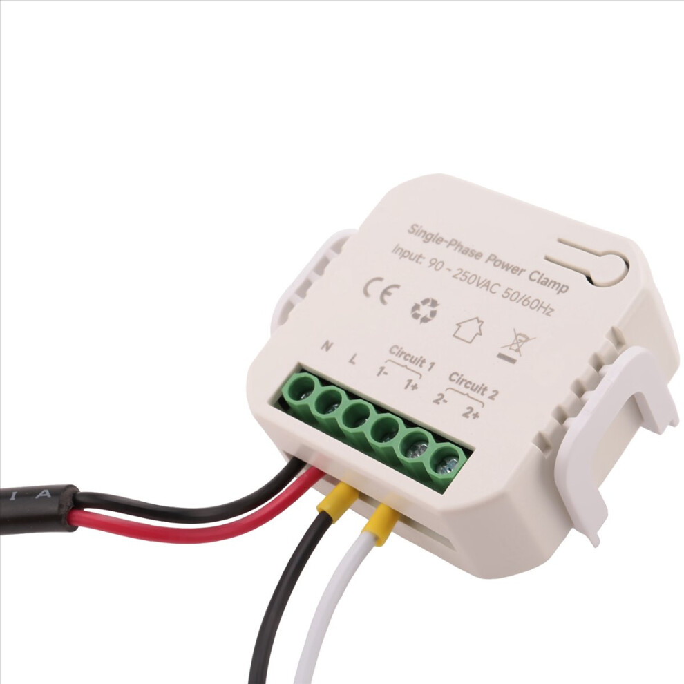 Tuya Smart Life Wifi Energy Meter 80A With Ct Clamp Kwh Power Consumption Monitor Electricity Statistics, 1 4854171184443