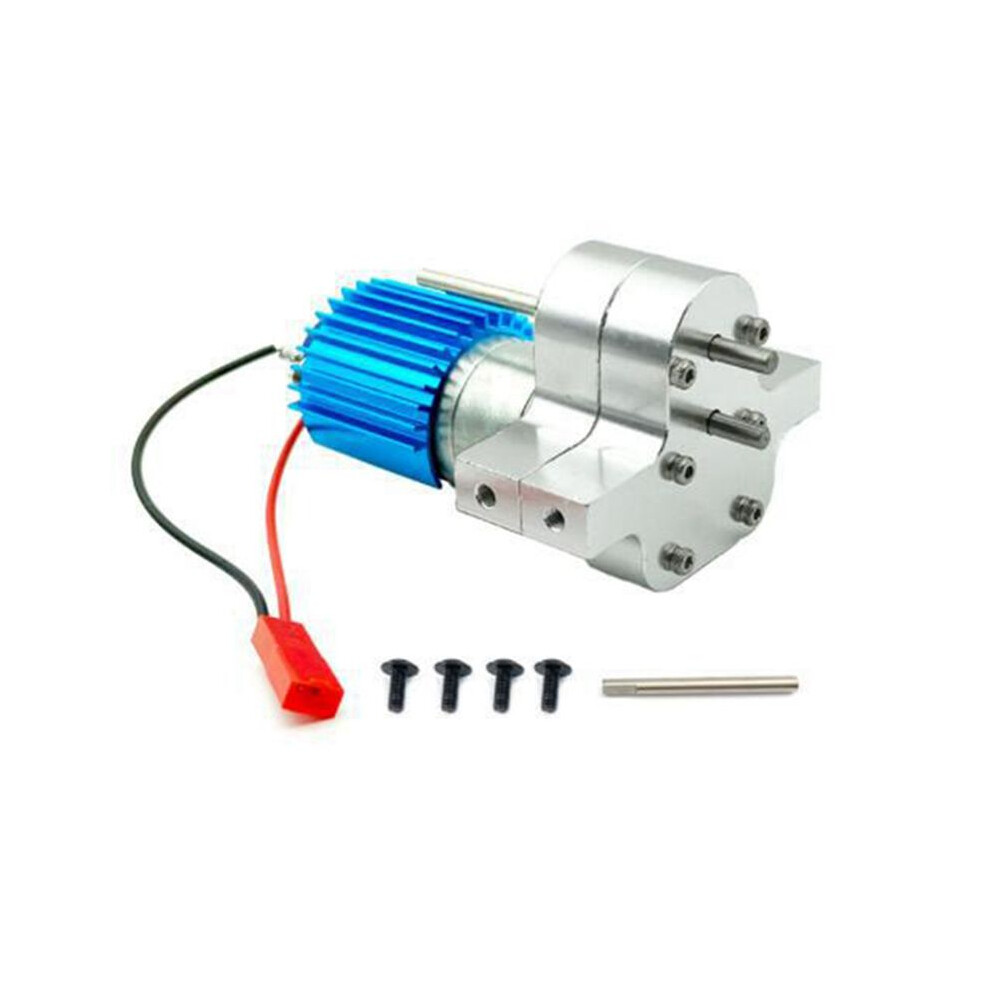 Metal Portable 370 Reduction Motor With Heat Sink Truck Pickup Cartoon Adaptive Assembly, & Silver/Blue 4854171165008