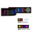 LED Pixel Panel,USB 5V Flexible Module RGB Scrolling Text Animation Display,Bluetooth APP,16X32 LEDs 7x17CM 9