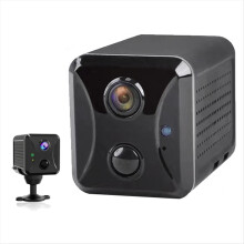 1080P WLAN-Kamera für Heimüberwachung mit Gegensprechanlage, PIR-Infrarotsensor, Mini-Babyüberwachung, IP-Schutz