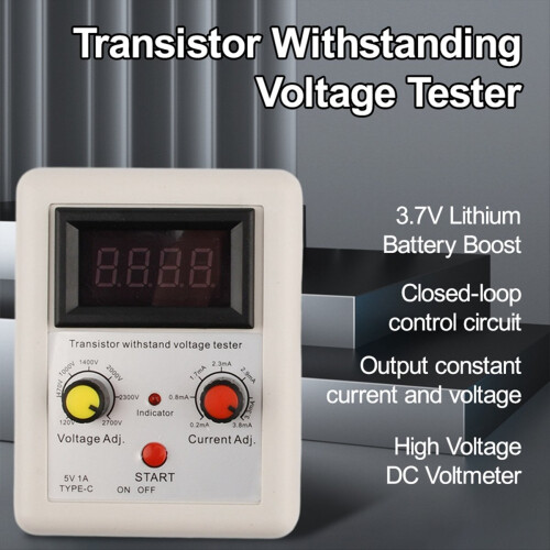 IGBT Voltage Capability Transistor Tester Diode MOS Triode LED Test Tool 120-2700V(Red Standard) 2