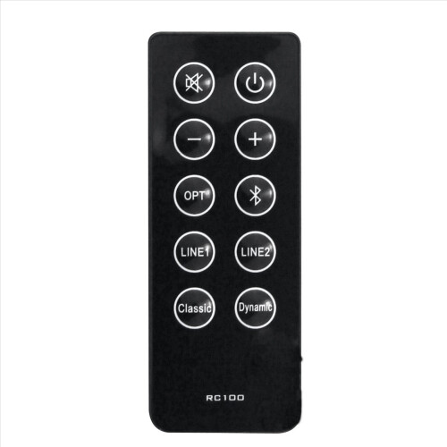 Replace RC10D RC100 Remote Control for R2000DB Soundbar Powered Bluetooth Bookshelf Speakers