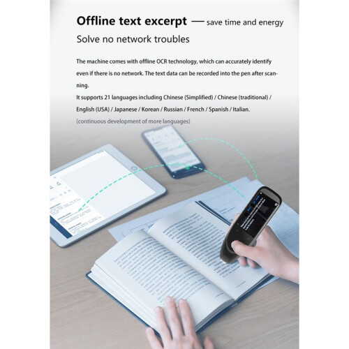 Intelligent Offline Scanning Translation Pen Sweeping Textbook Dictionary Point Click 2
