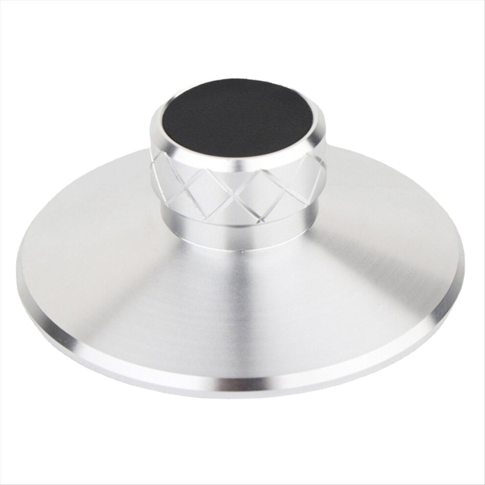 Vinyl Turntable Weight Metal Disc Stabilizer Vibration Reducer Record Clamp Turntables Silver 4854171189394