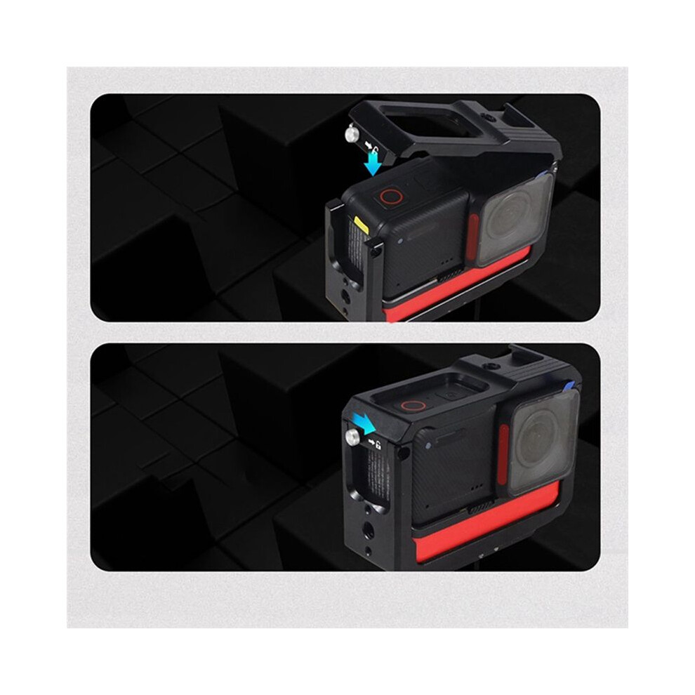 For One Metal Cage Multi Cold Boots Expansion Flash Mount Magnetic Folding Protective Frame,A 4854171164940