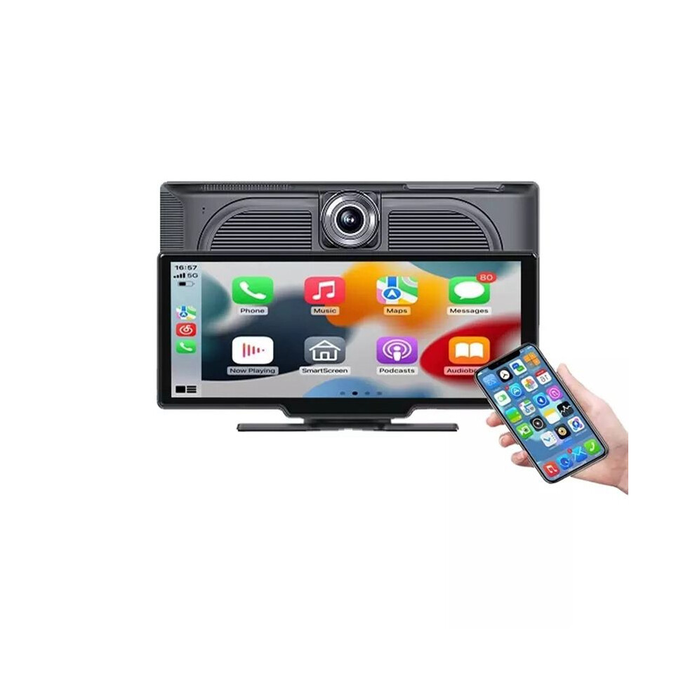 Portable Wireless Carplay & Android Auto,10.26 Inch Touch Screen Car Radio, Stereo Dash Cam, Backup Camera Bluetooth 4854171175991