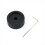 Matte Universal Convenient 32x13mm 6mm Hole Black Solid Aluminum Volume Potentiometer Control Knob 4
