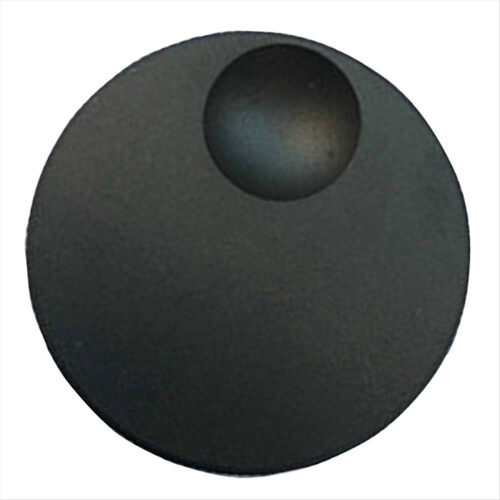 Matte Universal Convenient 32x13mm 6mm Hole Black Solid Aluminum Volume Potentiometer Control Knob 1