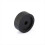Matte Universal Convenient 32x13mm 6mm Hole Black Solid Aluminum Volume Potentiometer Control Knob 6