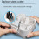 P12pro Label Maker Machine Bluetooth Printer Support Multiple Material Labels,with 4 Pack White Tape 2