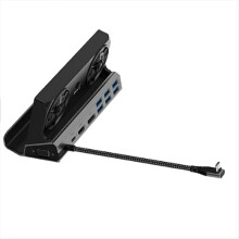 Für Ally Game Dock Konsolen-Hub 4K 60Hz USB-C Dockingstation Gigabit Ethernet 1000Mbps Stand Typ 3.0(C)