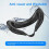 Silicone VR Face Mask Lightproof Interface Sweatproof Cushion Replacement for 3 7