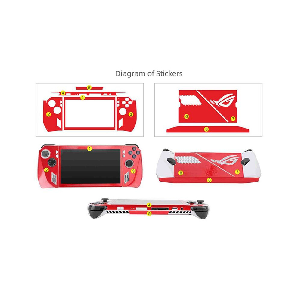 For Ally Handheld Sticker Game Console Film Anti-Scratch Protection Accessories,G 4854171166128