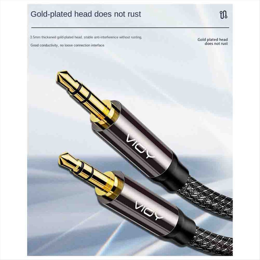3.5Mm Aux Stereo Audio Cable Male To Headphone Extension Cables Projector Amplifier 5M 4854171137784