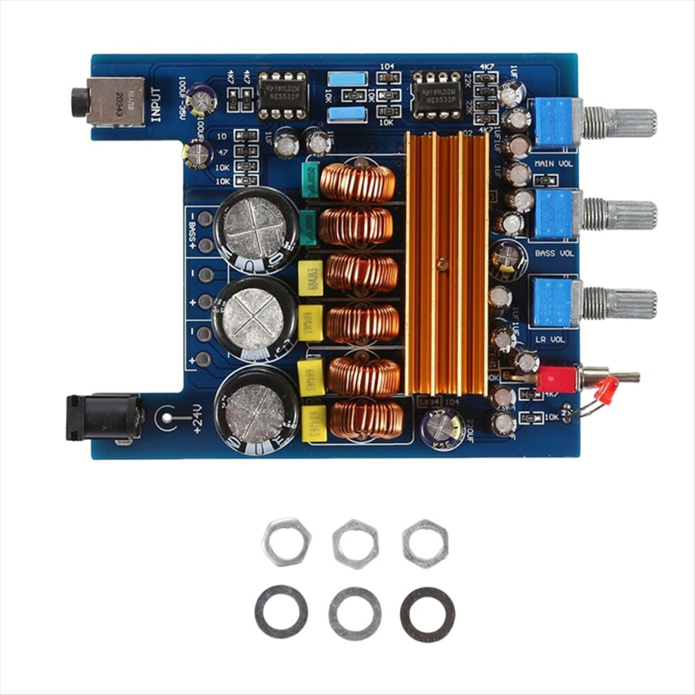 Tpa3116 Digital Amplifier Board Module Class D 2.1 High Power Multifunction 20Hz-20Khz 4854171140241