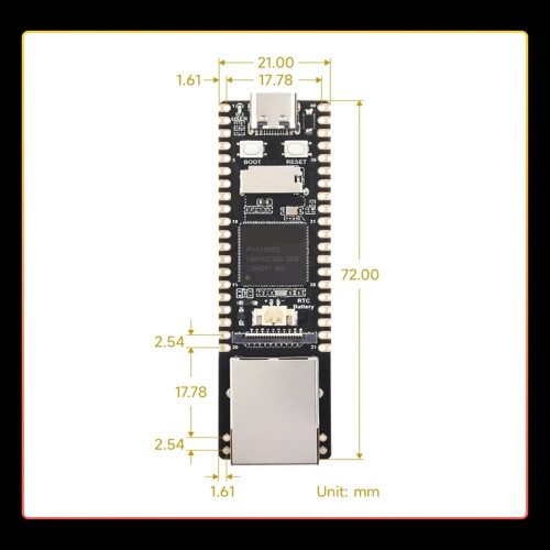 Für Max Linux RV1106 Rockchip AI Board ARM -A7/RISC-V für (C) 1