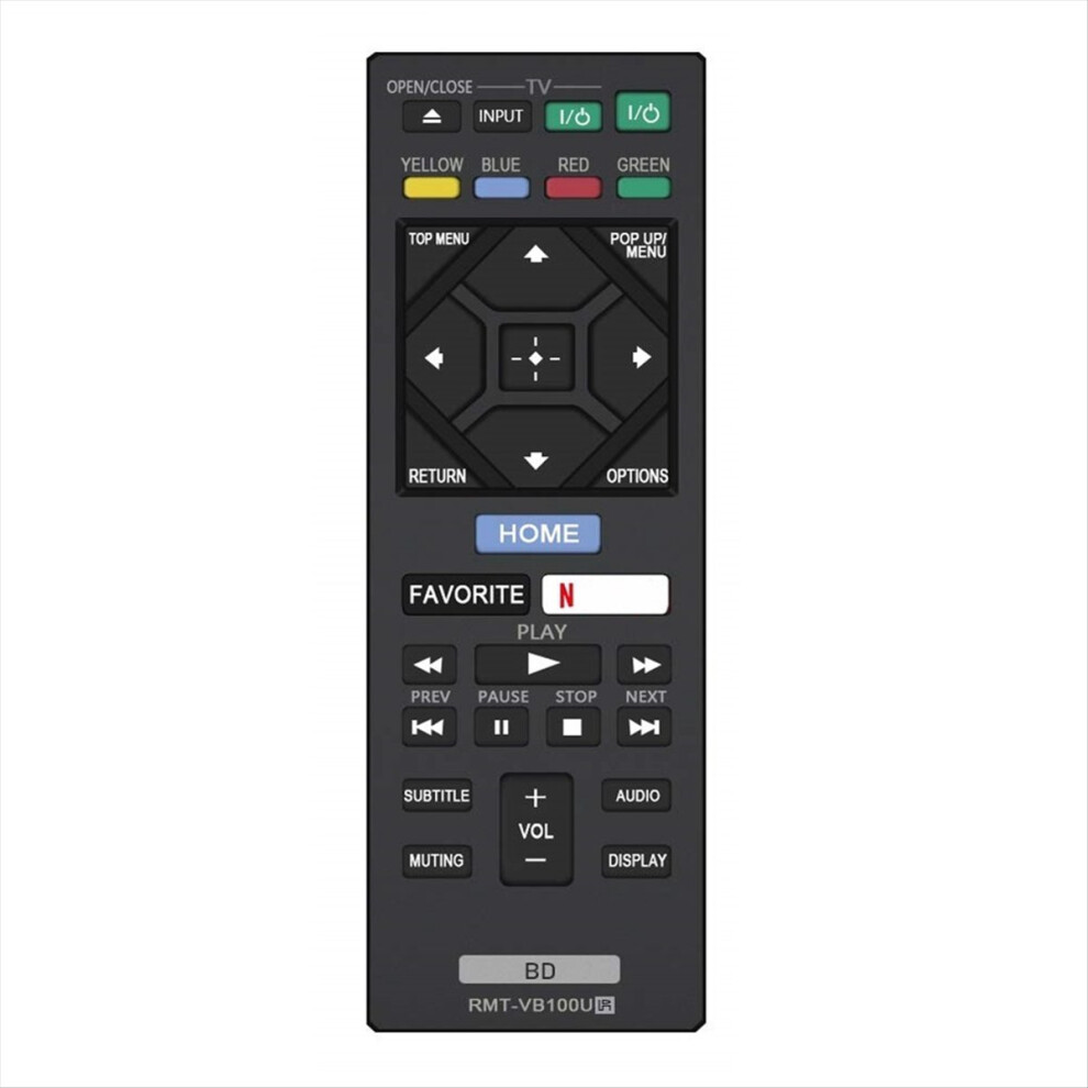 Vb100u Remote Control For Blu-Ray Player -Bx350 -Bx550 -Bx650 -S1500 -S2500 -S2900 -S3500 4854171120830