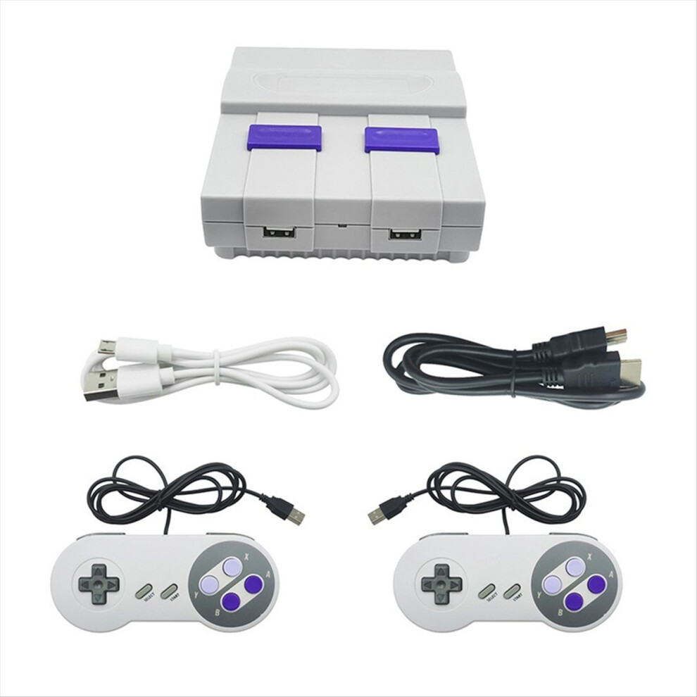 For Snes821 Retro Game Console 2.4G Wired Double Mini Tv Built-In 821 Games Eu Plug 4854171127686