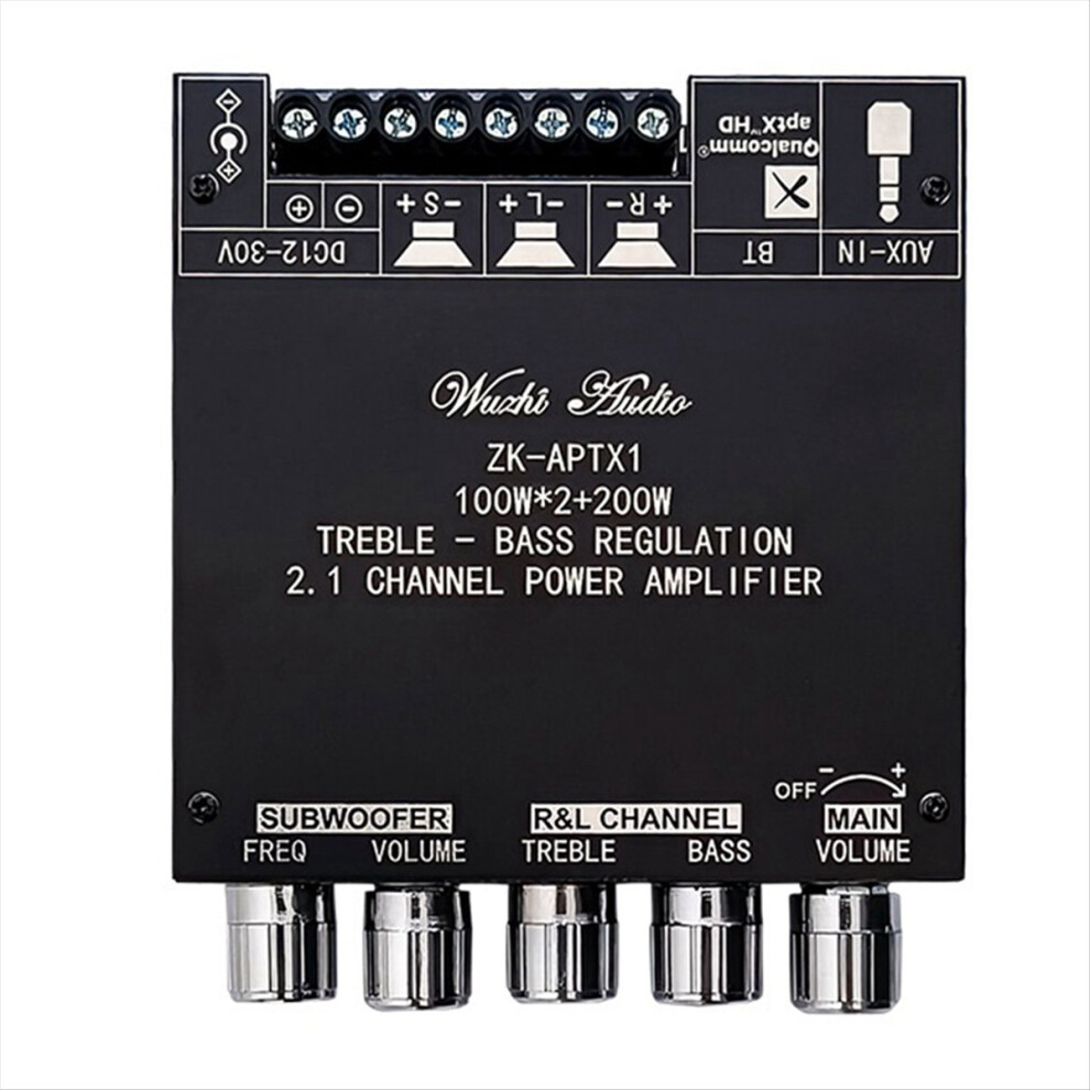Aptx1 Bluetooth Digital Amplifier 2.1 Channel Bt Board 100W+100W+200W Amp Qcc3034+Tpa3221 B 4854171124937