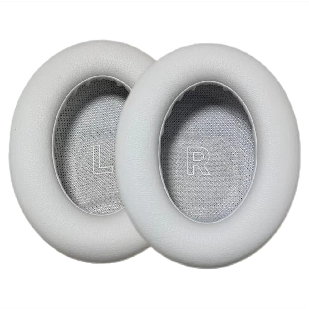 2Pcs Headphone Cover For Qc Ultra Protective Headset Earmuffs Sponge Cover, White 4854171134318