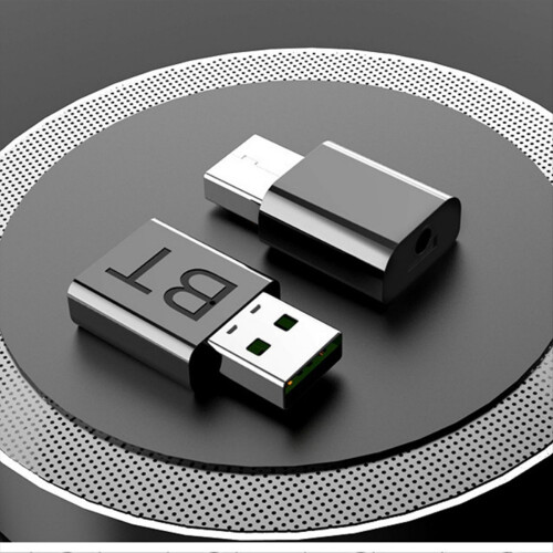 3Pcs 2 in 1 USB Bluetooth 5.0 Audio Receiver Transmitter Adapter with 3.5mm Cable Plug and Play 2